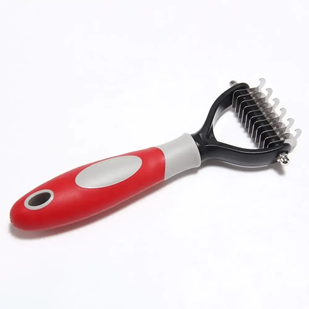 2 Sided Safe Durable Dematting Shedding Pet Grooming Comb