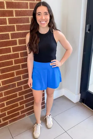 Athleisure Sonic Blue Basic Skort
