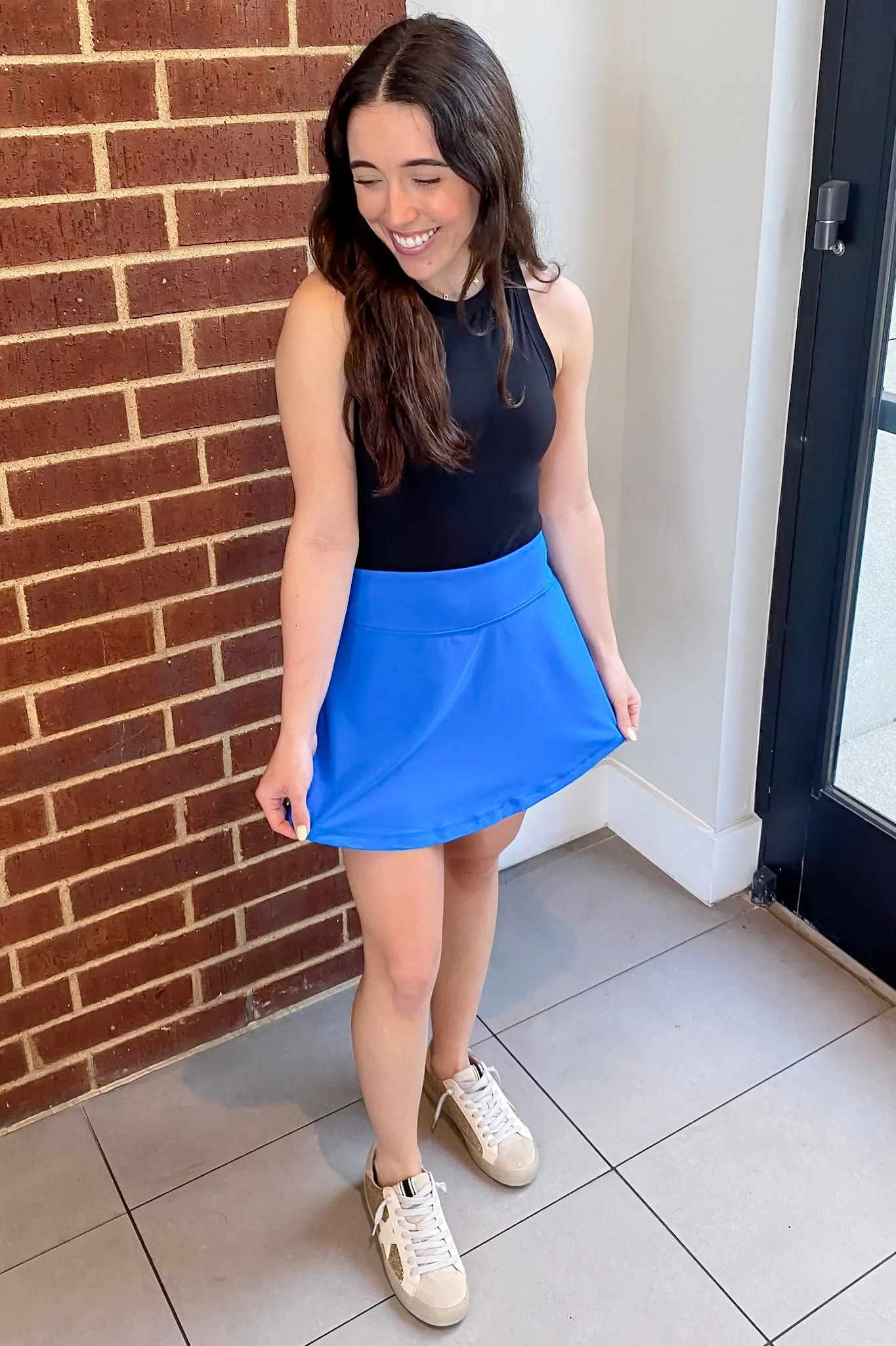 Athleisure Sonic Blue Basic Skort