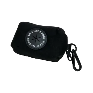 Big & Little Dogs Poop Bag Holder - Black