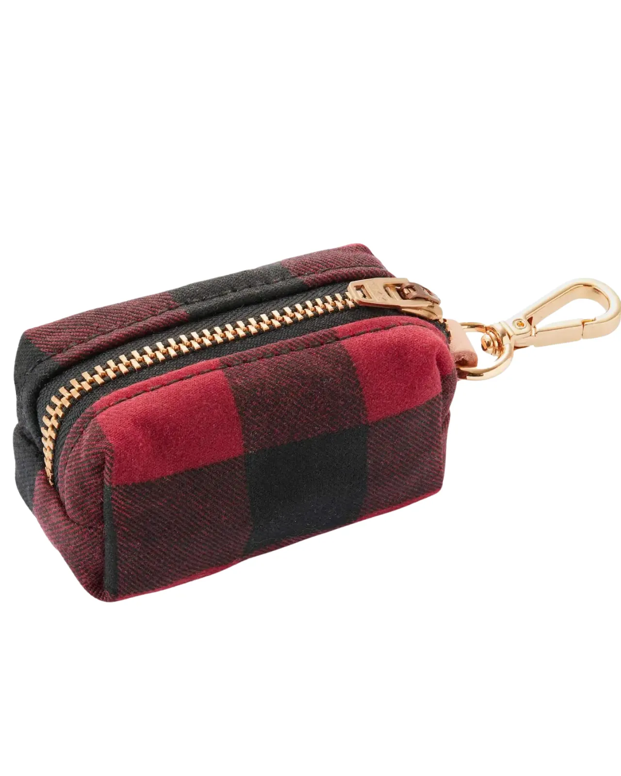Buffalo Check Waxed Canvas Poo Bag Dispenser (FINAL SALE)