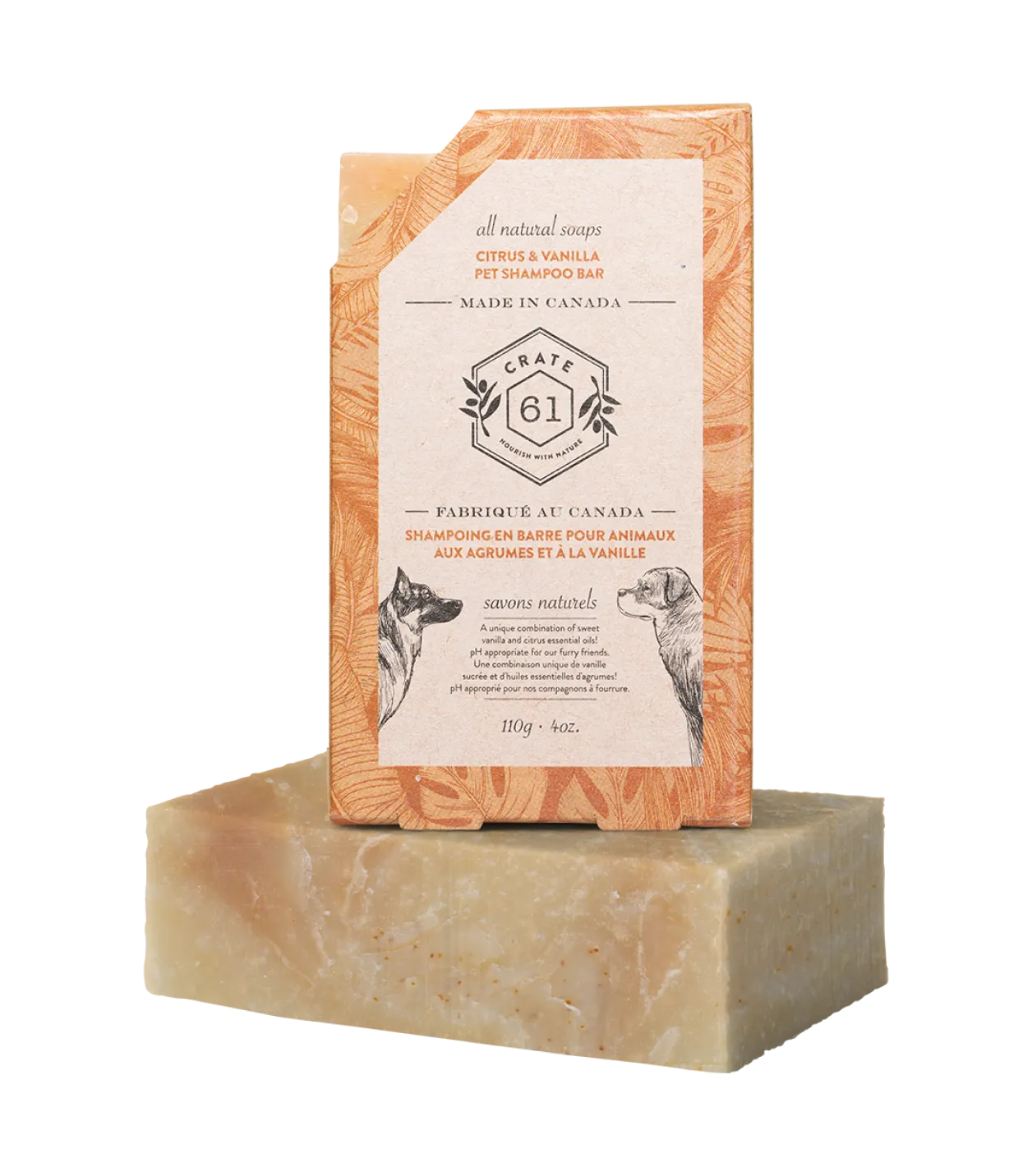 Citrus & Vanilla Pet Shampoo Bar