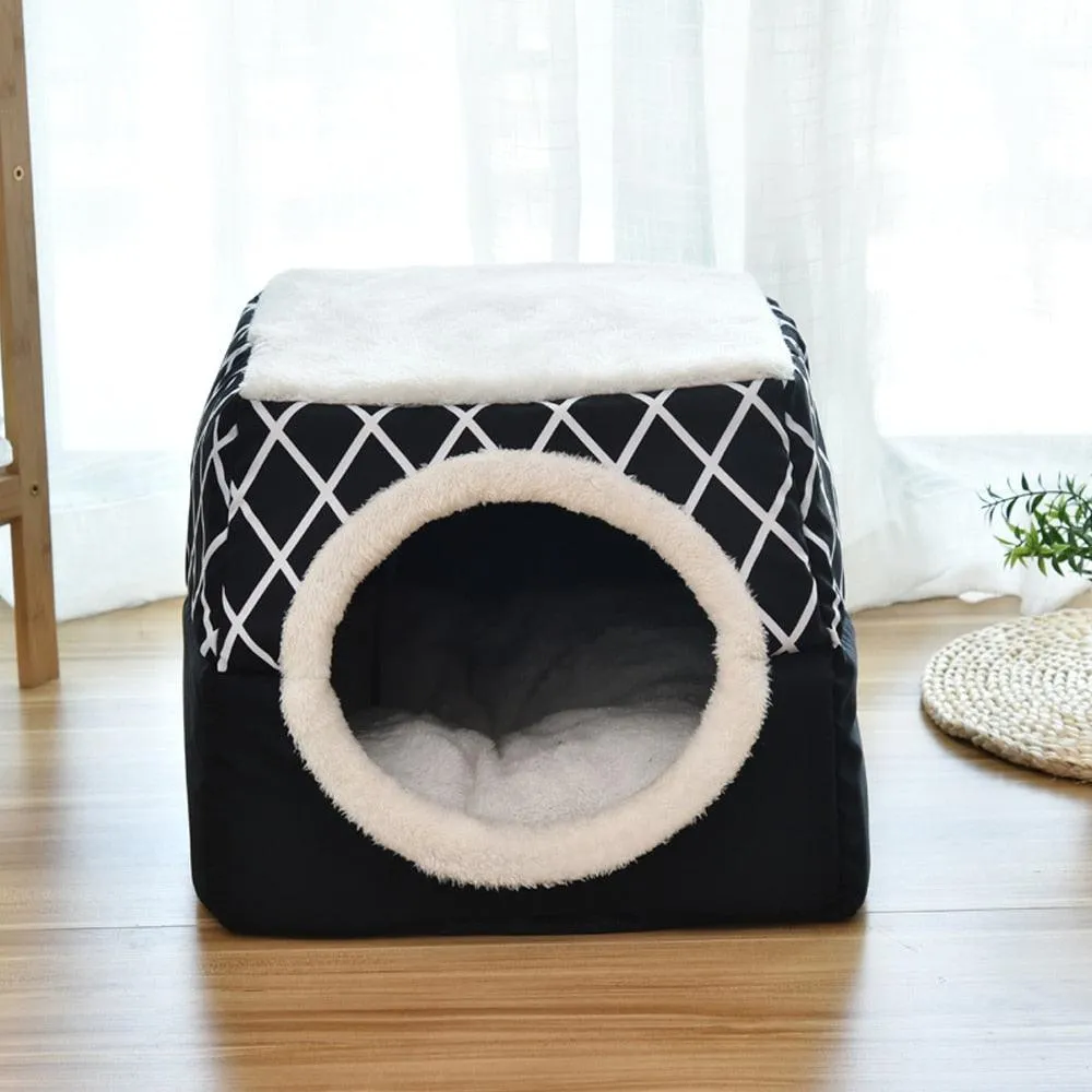 Cozy House Bed for Cats