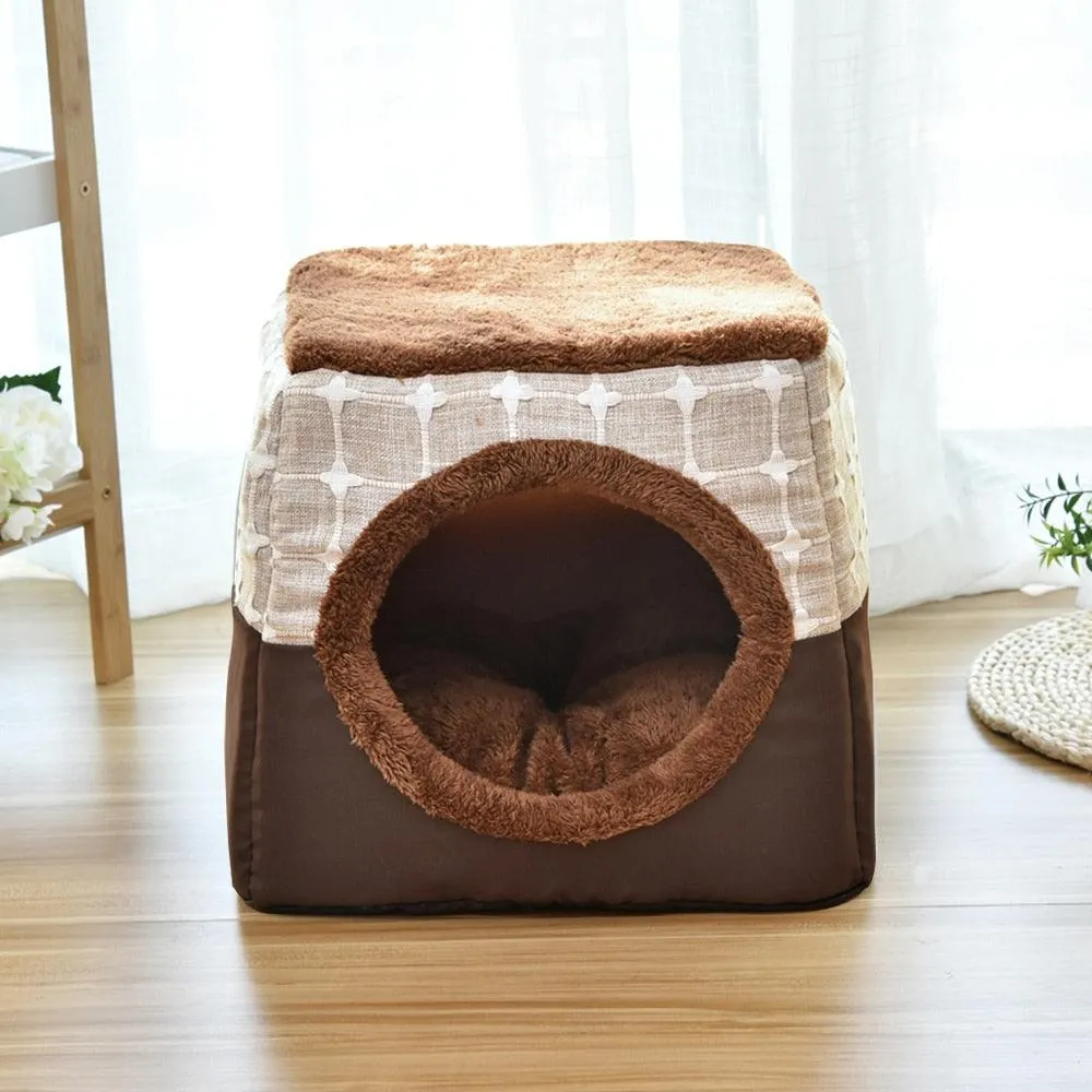 Cozy House Bed for Cats