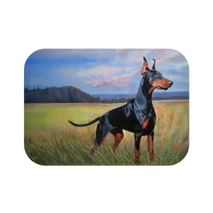 Doberman Pinscher - Bathroom Rug Mat -  Elegant Pet Lover Decor