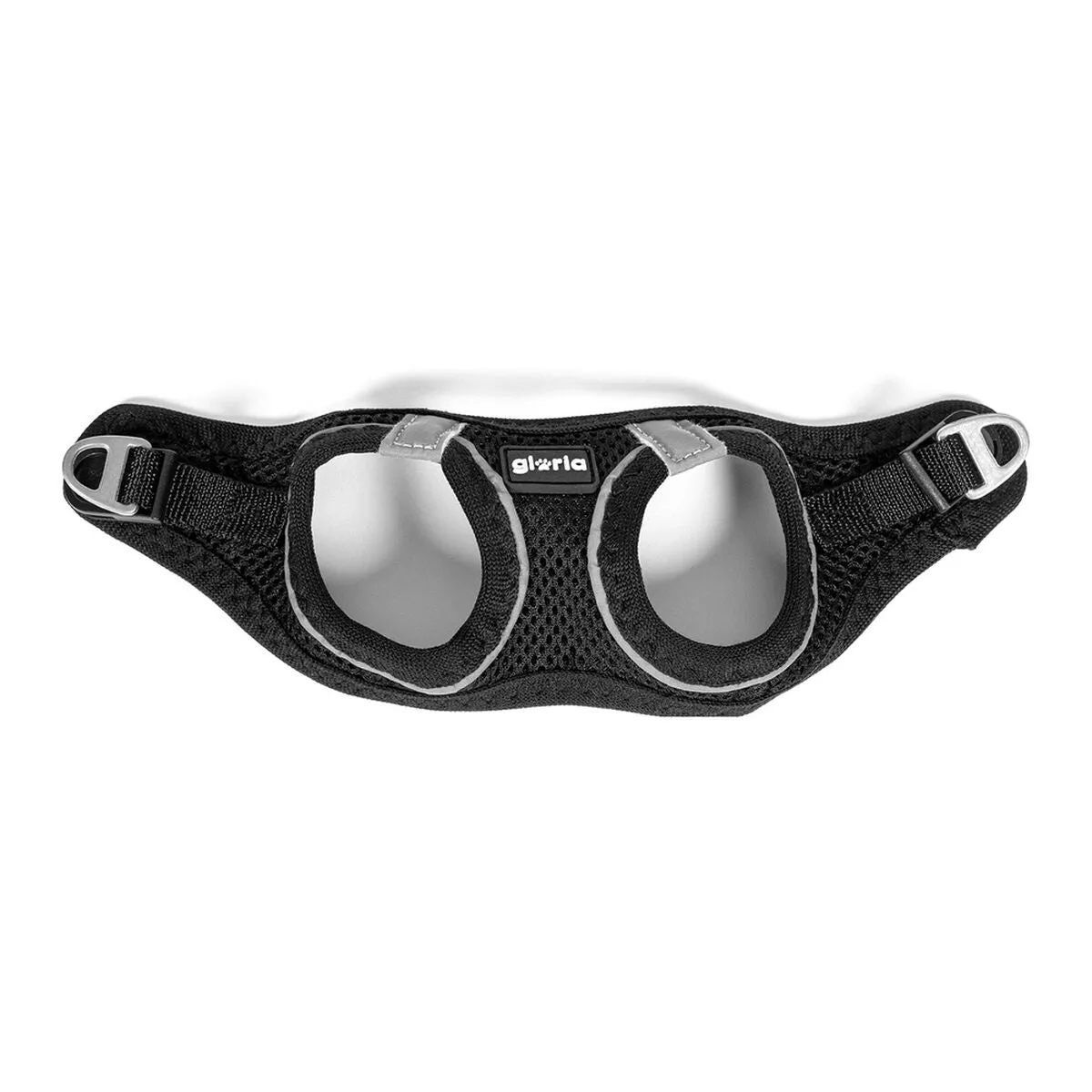 Dog Harness by Gloria Air Mesh Star Black Size Xxs 2426 Cm