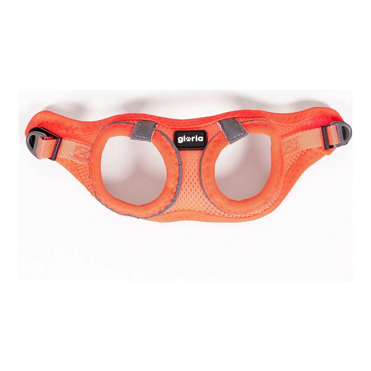 Dog Harness Gloria Air Mesh Trek Star Adjustable Orange Size Xxxs 18-20 Cm
