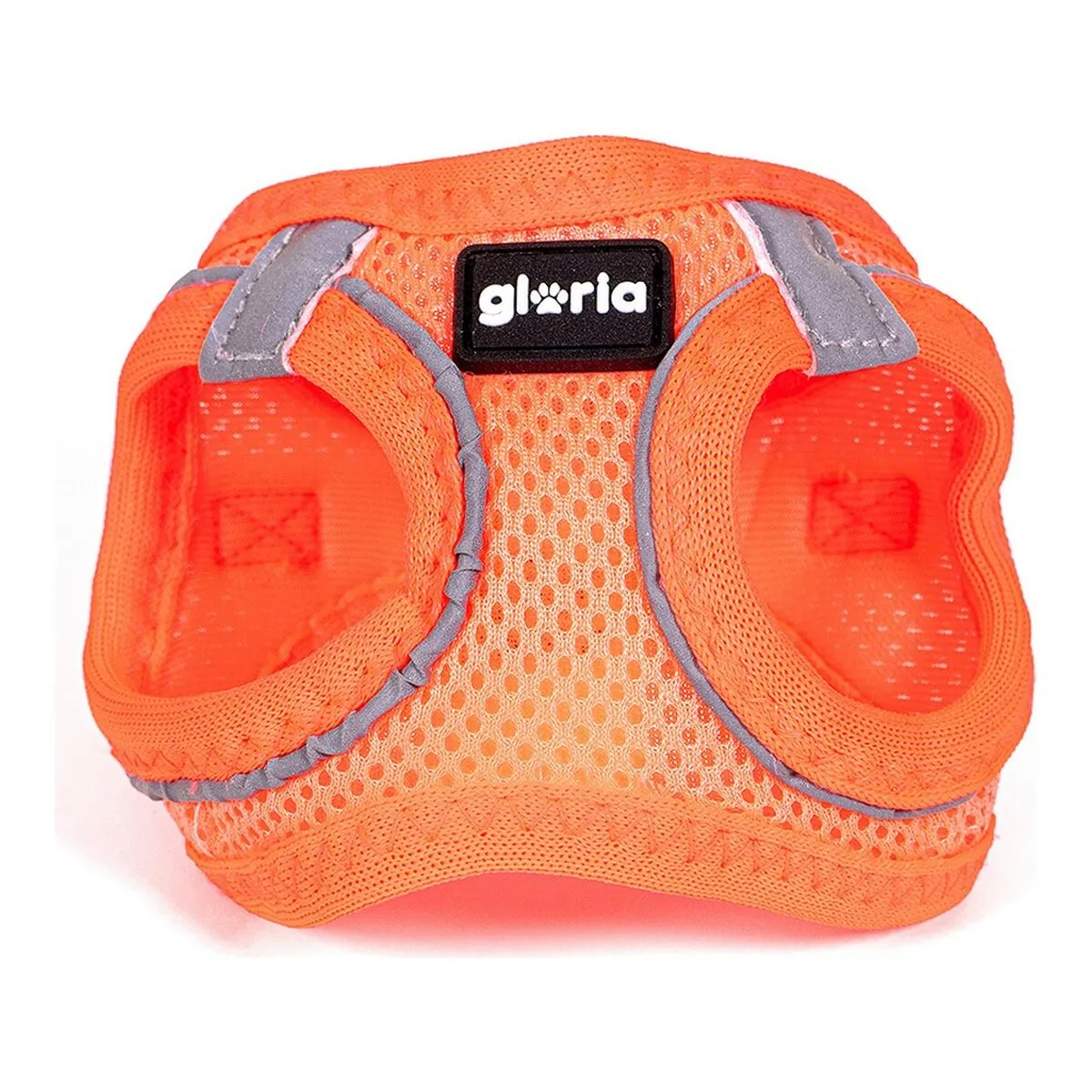 Dog Harness Gloria Air Mesh Trek Star Adjustable Orange Size Xxxs 18-20 Cm