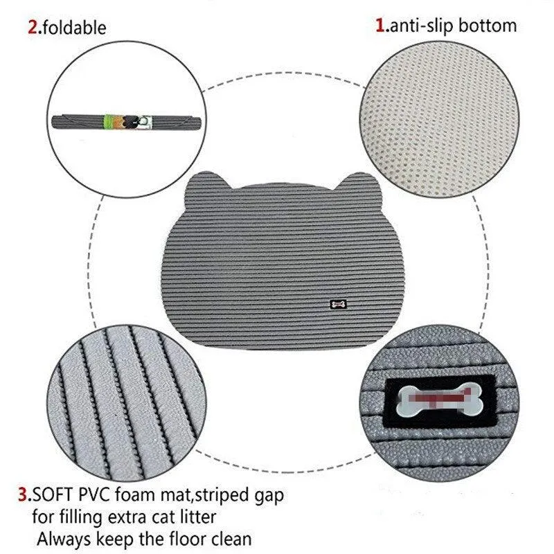 Large PVC Nonslip Pads for Cat's Toilet