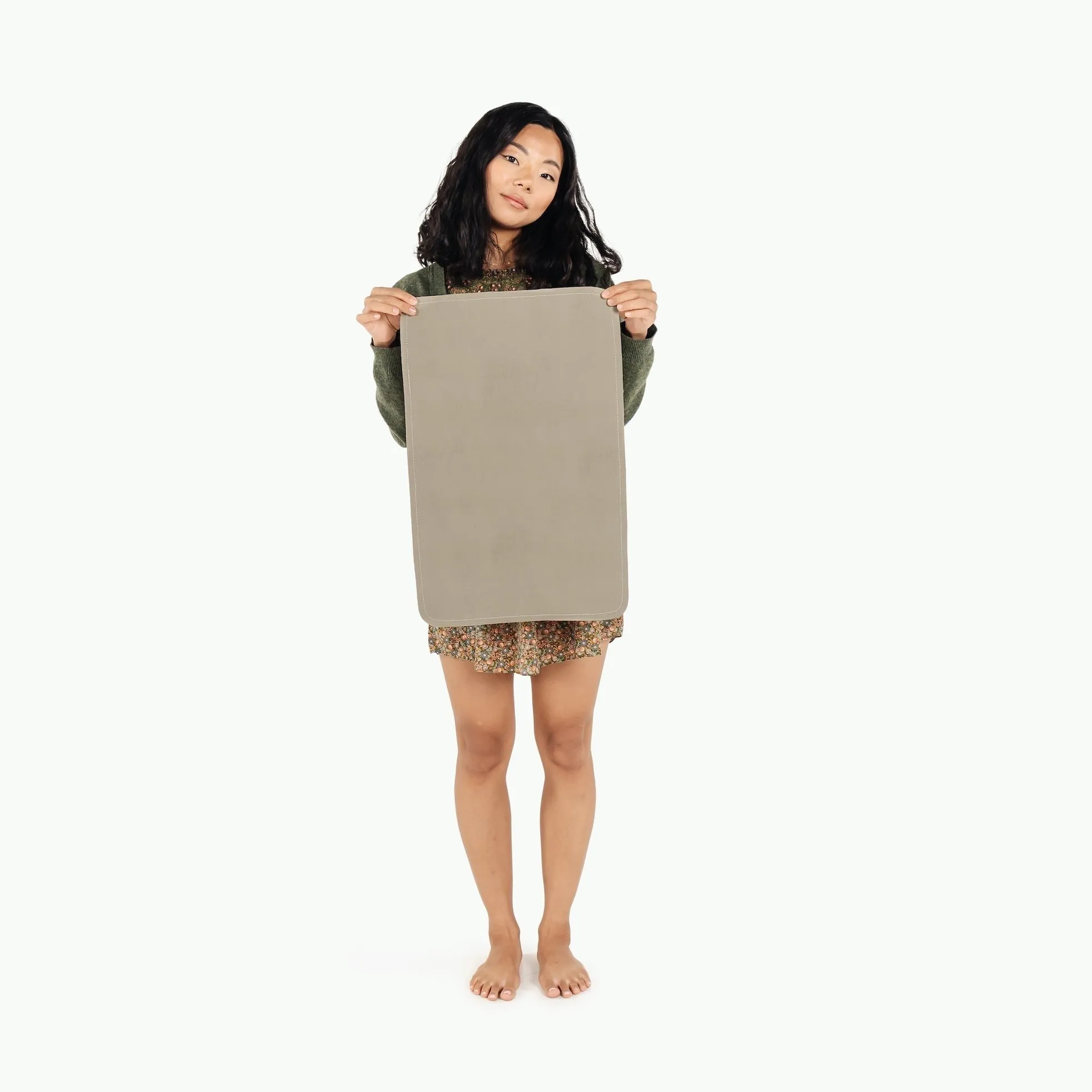 Leather Micro Changing Mat - Grove by Gathre