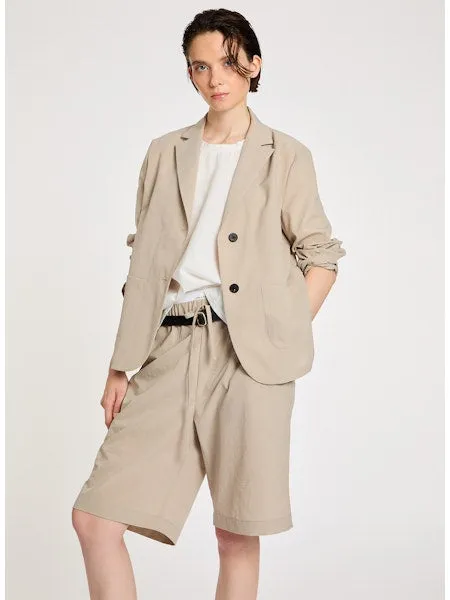 Lis Lareida Athleisure Blazer in Taupe
