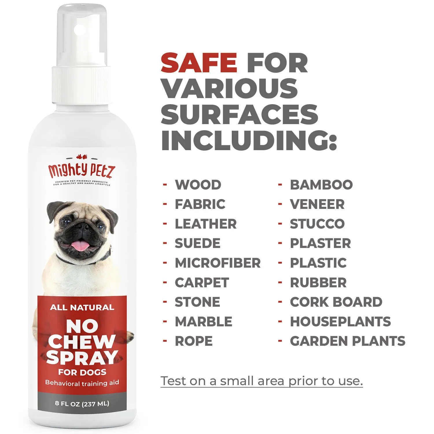 No Chew Spray for Dogs - Made with Natural Ingredients