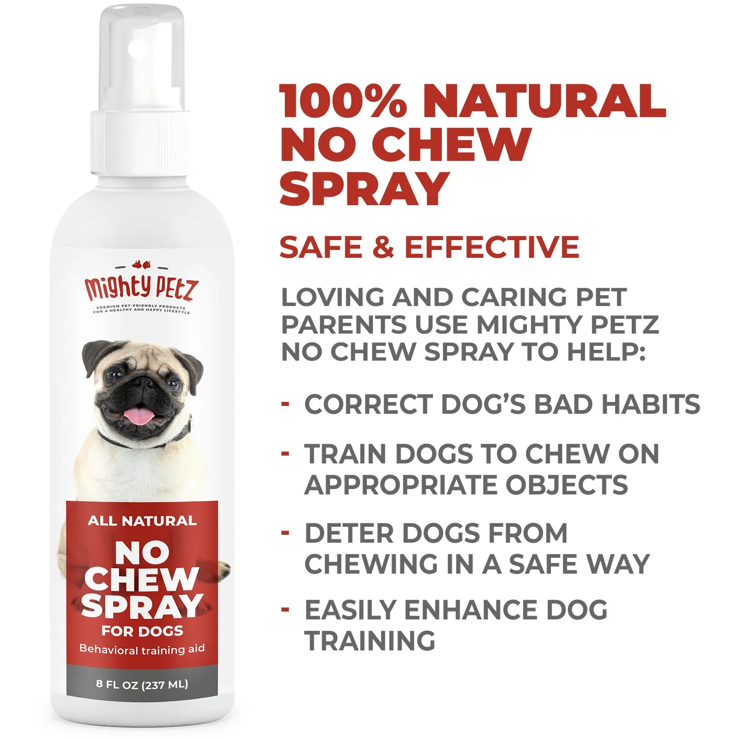 No Chew Spray for Dogs - Made with Natural Ingredients