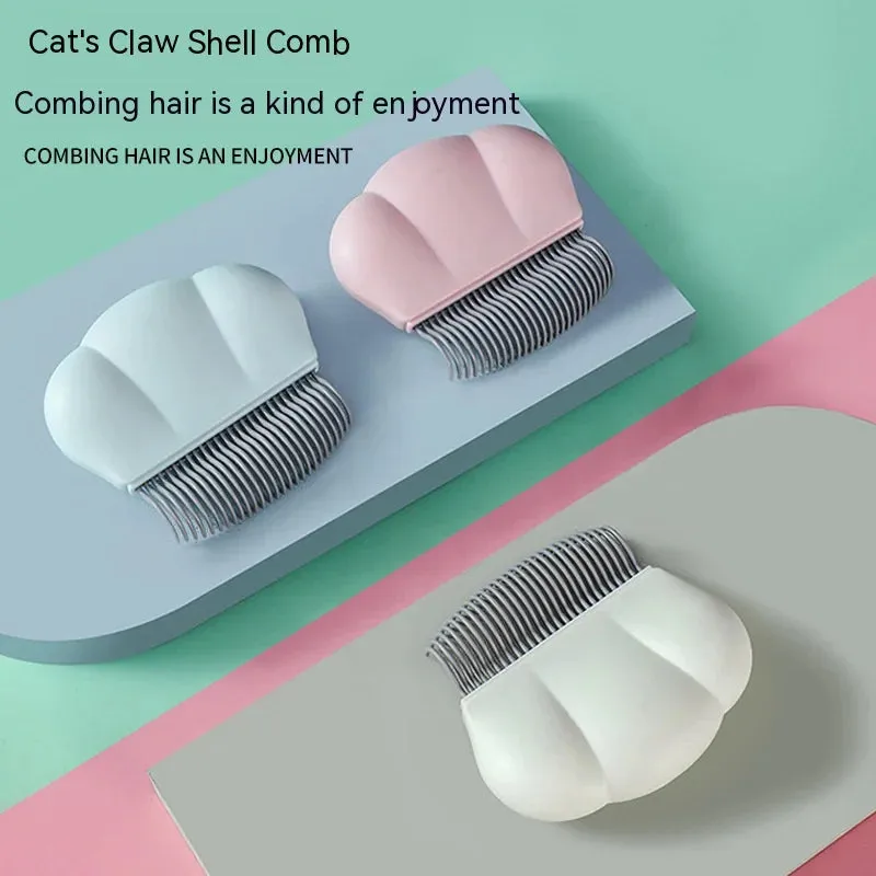 Pet Grooming Fur Removal Comb with Elastic Massage Needles