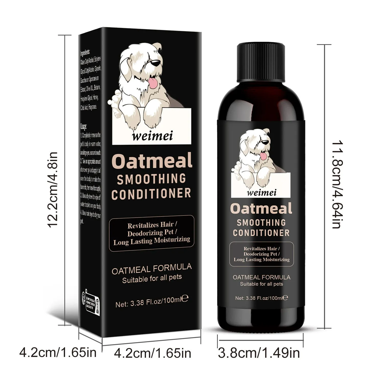 Pet Hair Conditioner Shampoo Moisturizing Nourishing Hair Shower Gel