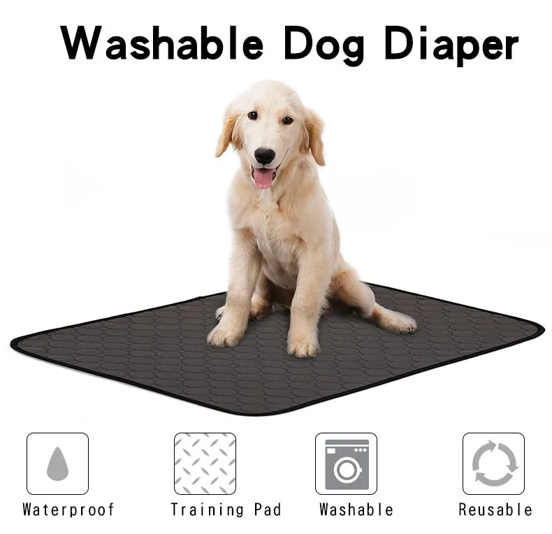 Reusable Dog Diaper- Waterproof Pet Urine Mat - Puppy Training Pads