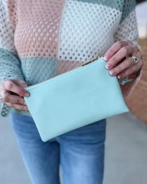Riley Crossbody/Wristlet Light Mint