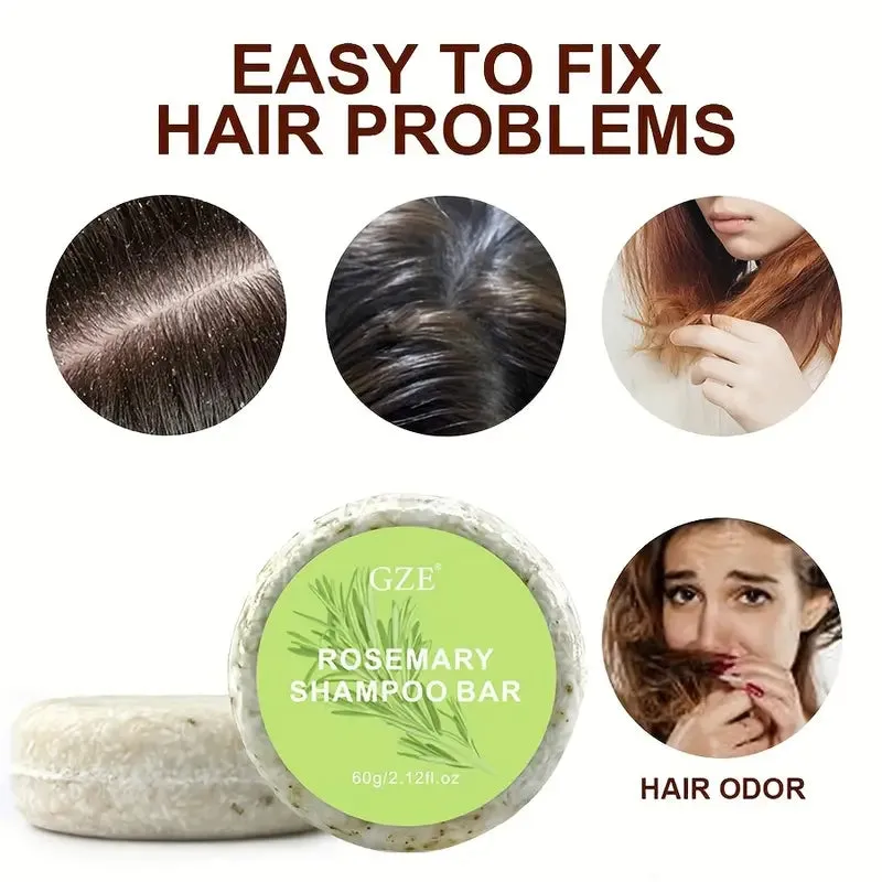 Rosemary Oil Miracle Shampoo Bar for Hair Growth - (Buy 1 Get 1 Free)