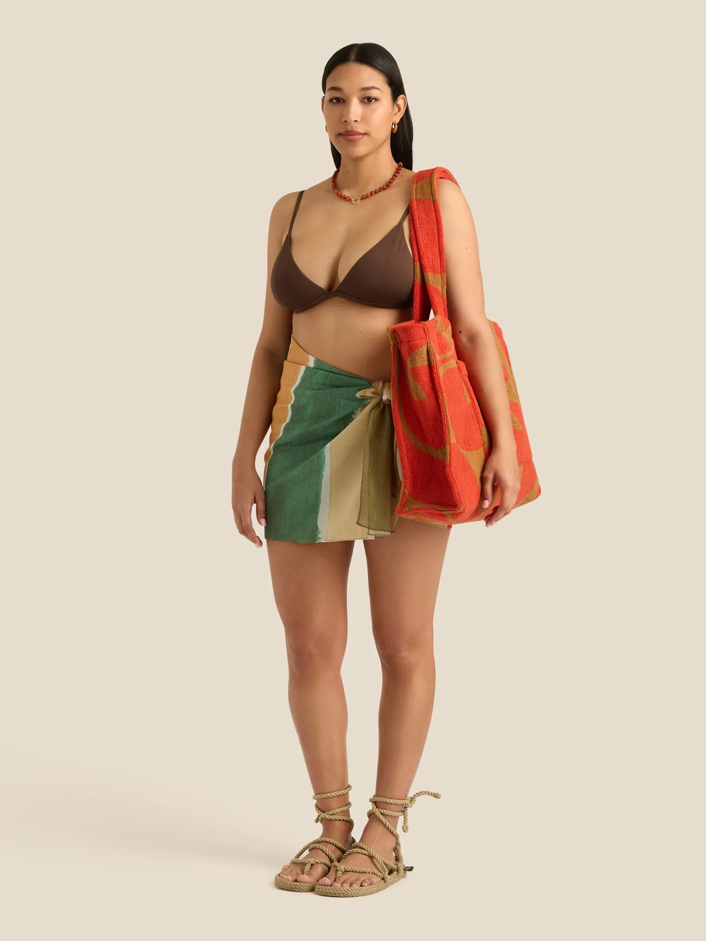 Towelling Beach Bag | Wave Spice