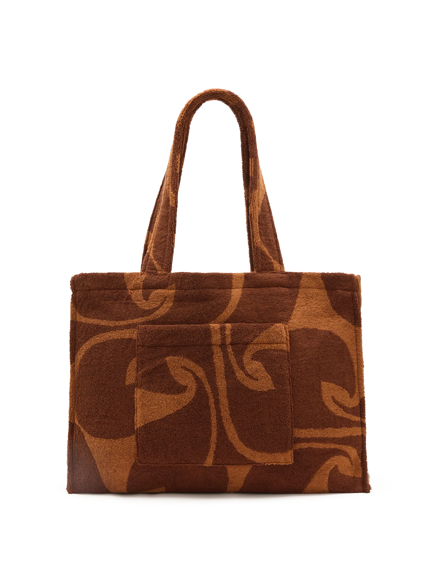 Towelling Beach Bag | Wave Umber
