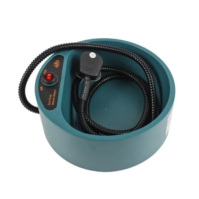 Warm & Hydrated: 2.2L Heated Outdoor Dog Thermal-Bowl!