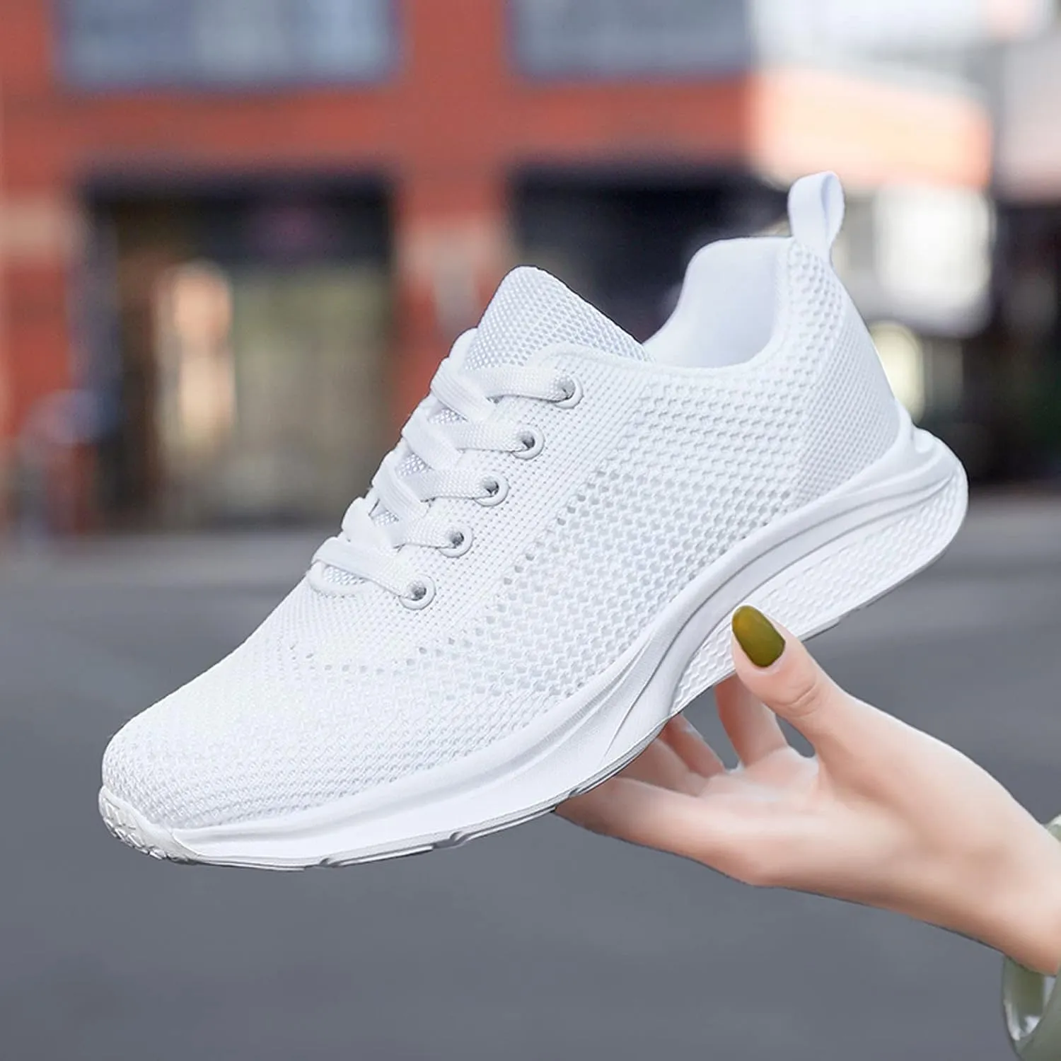 Women's Walking Shoes Lightweight Breathable Running Shoes Walking Shoes Women Wide Casual Shoes for Fall Women Shoes Sneakers Red Tennis Shoe Trainers Shoe