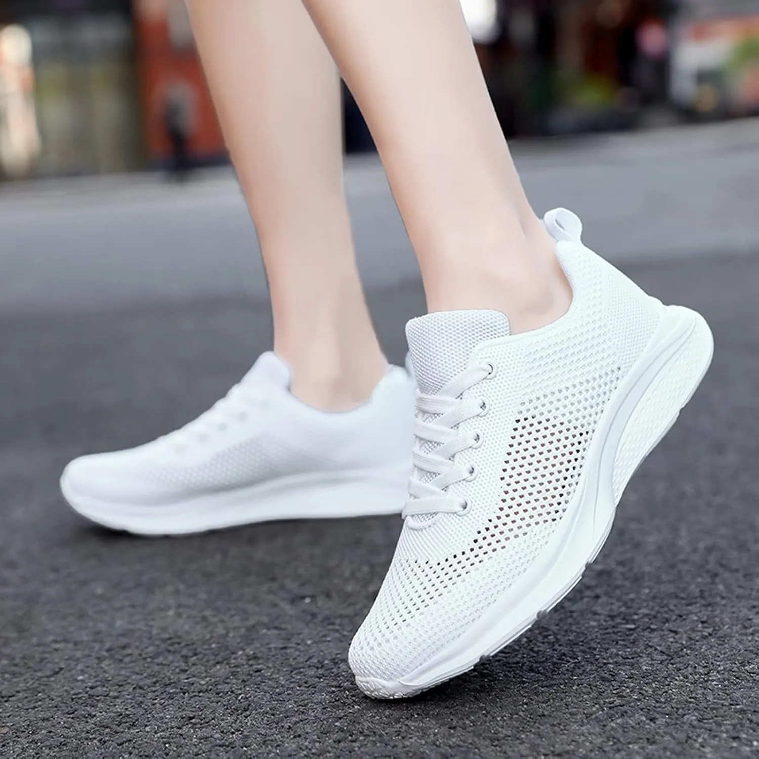 Women's Walking Shoes Lightweight Breathable Running Shoes Walking Shoes Women Wide Casual Shoes for Fall Women Shoes Sneakers Red Tennis Shoe Trainers Shoe